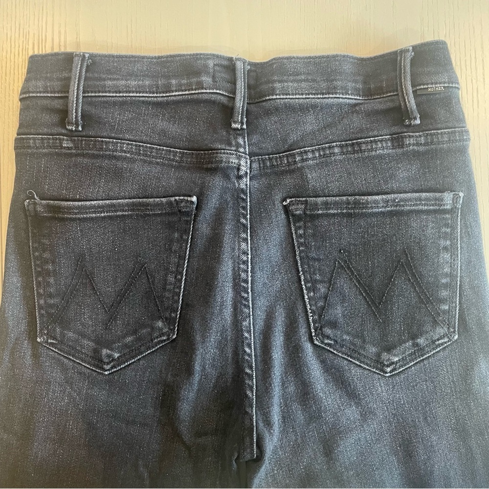 MOTHER The Hustler Ankle Fray Jeans (Encounters at Night) - 29 - Picture 9 of 13